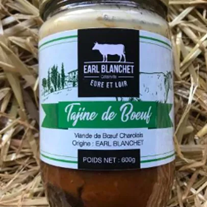 taijine de boeuf en conserve à Coltainville près de Chartres en Eure-et-Loir 28